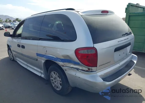 2007 Dodge Grand Caravan Se из США, поврежденный, VIN 1D4GP24R87B194020